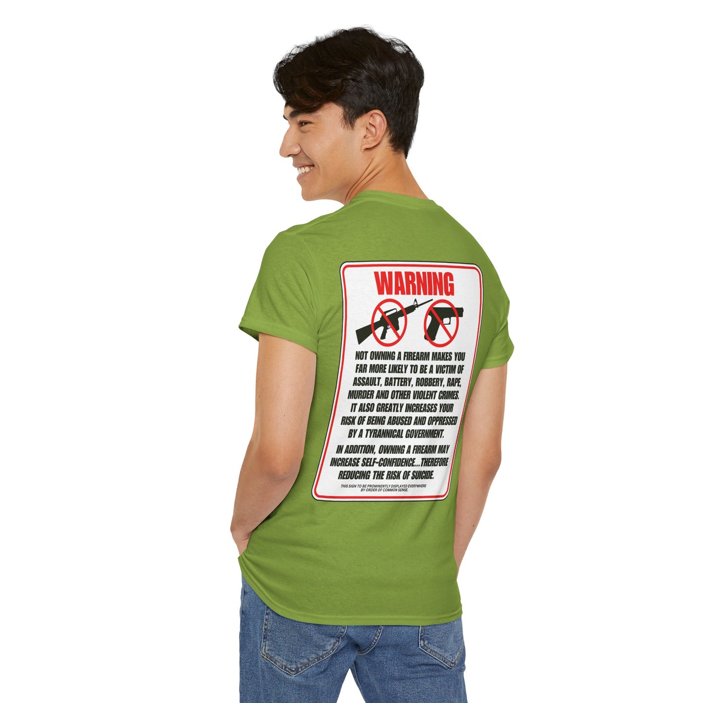 Firearm Safety! Unisex Heavy Cotton Tee