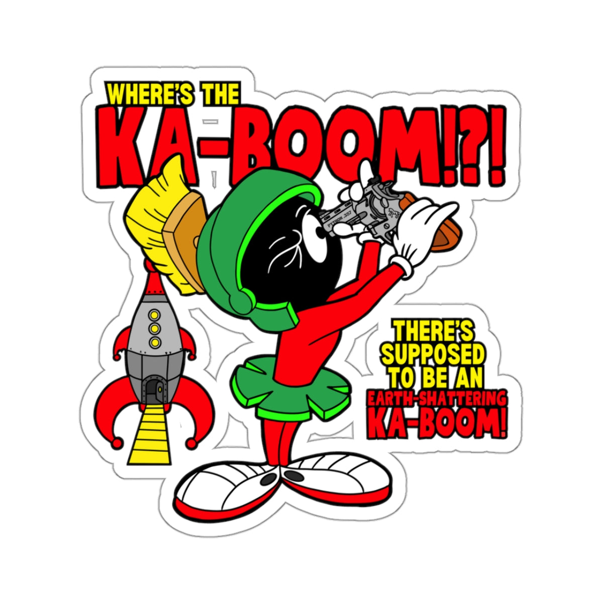 Where's the Ka-Boom!?! Kiss-Cut Stickers