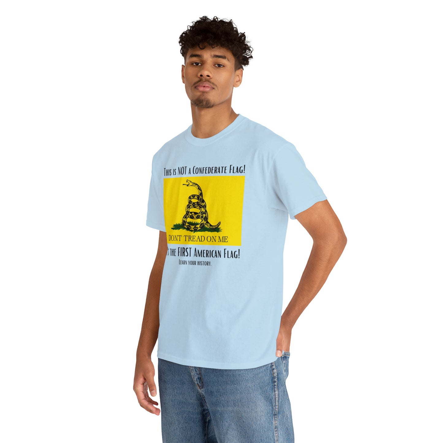 1st American Flag Unisex Heavy Cotton Tee
