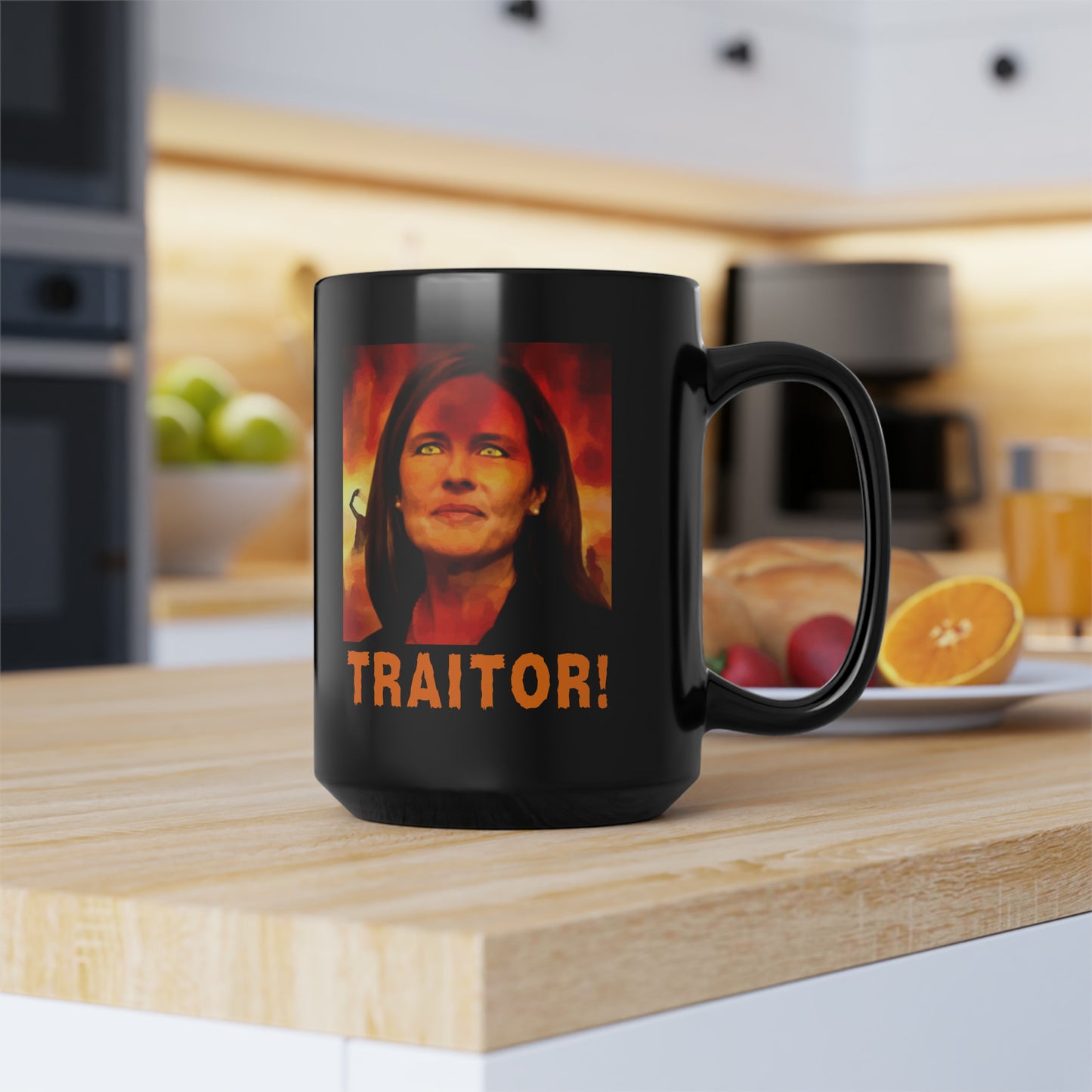 ACB Traitor! Black Mug, 15oz