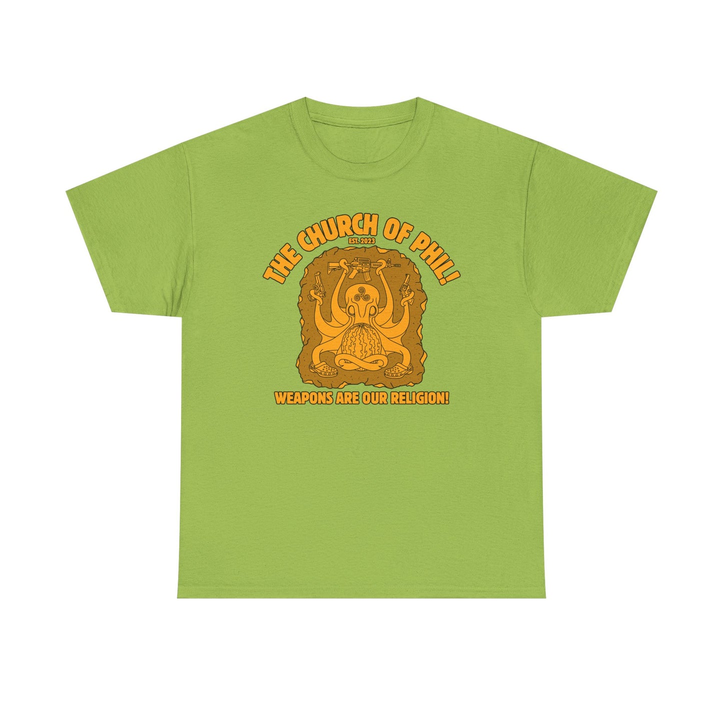 Vintage Style  - Weapons Are Our Religion! Unisex Heavy Cotton Tee
