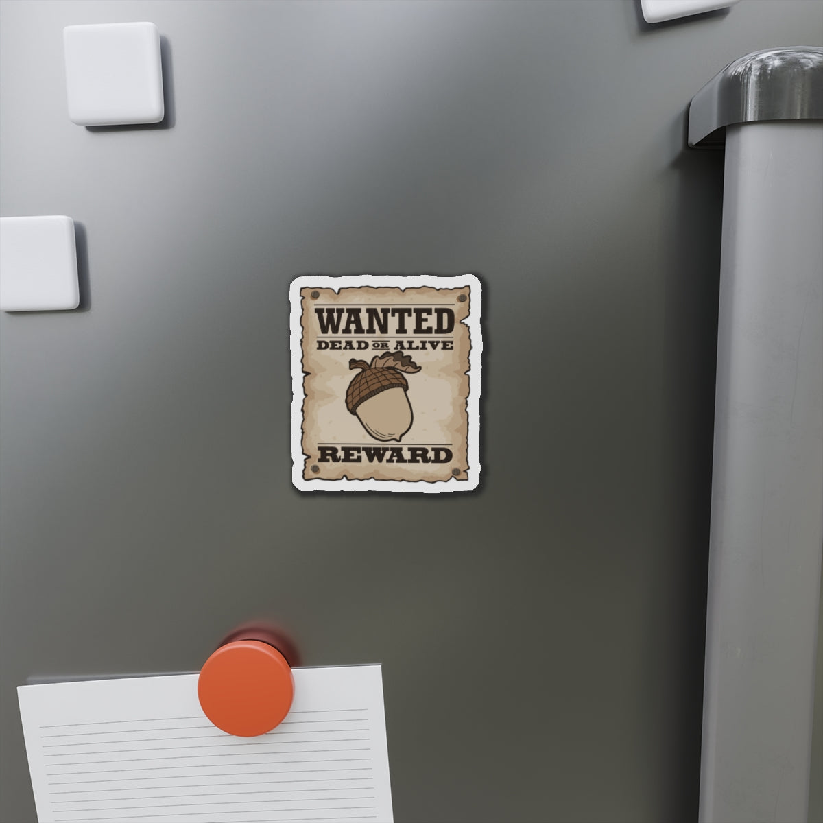 Wanted Nut! Die-Cut Magnets