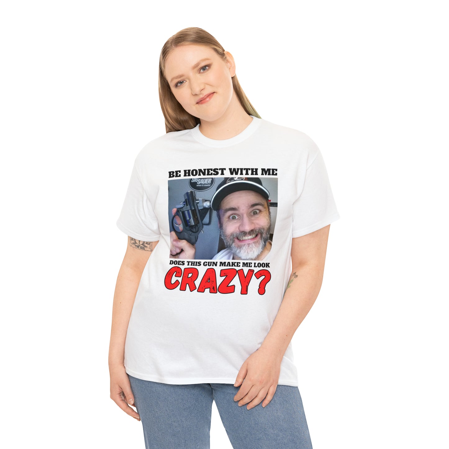 Crazy? Unisex Heavy Cotton Tee