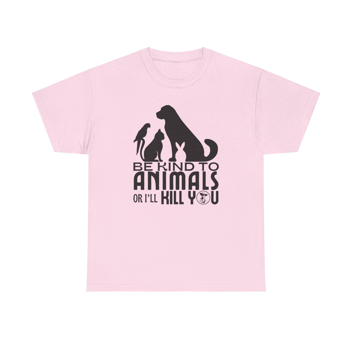 Be Kind to Animals! Unisex Heavy Cotton Tee
