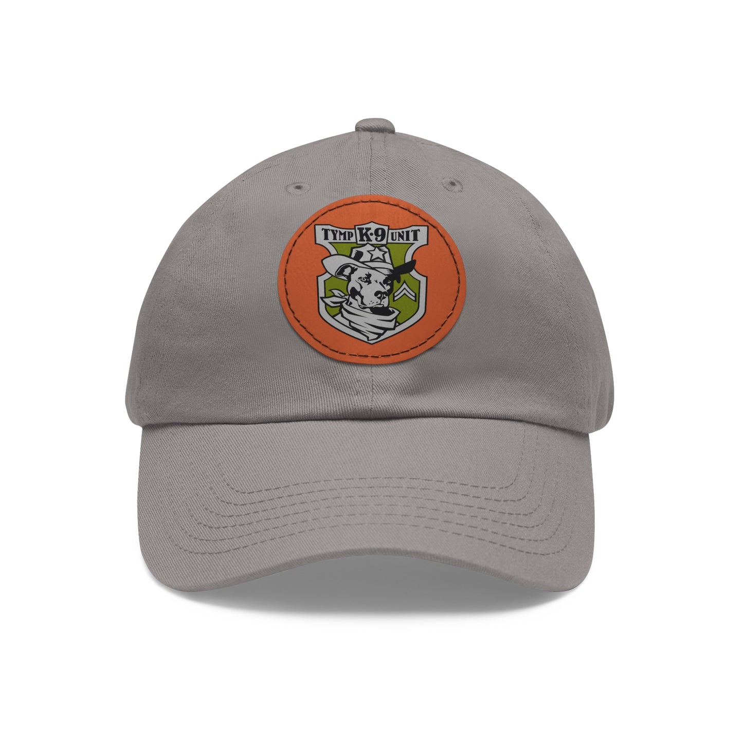 K9 Unit Corporel Dad Hat with Leather Patch (Round)