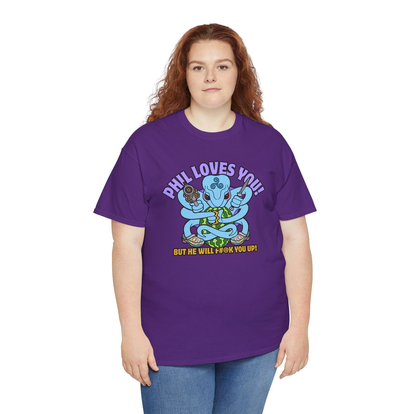 Phil Loves You! Unisex Heavy Cotton Tee