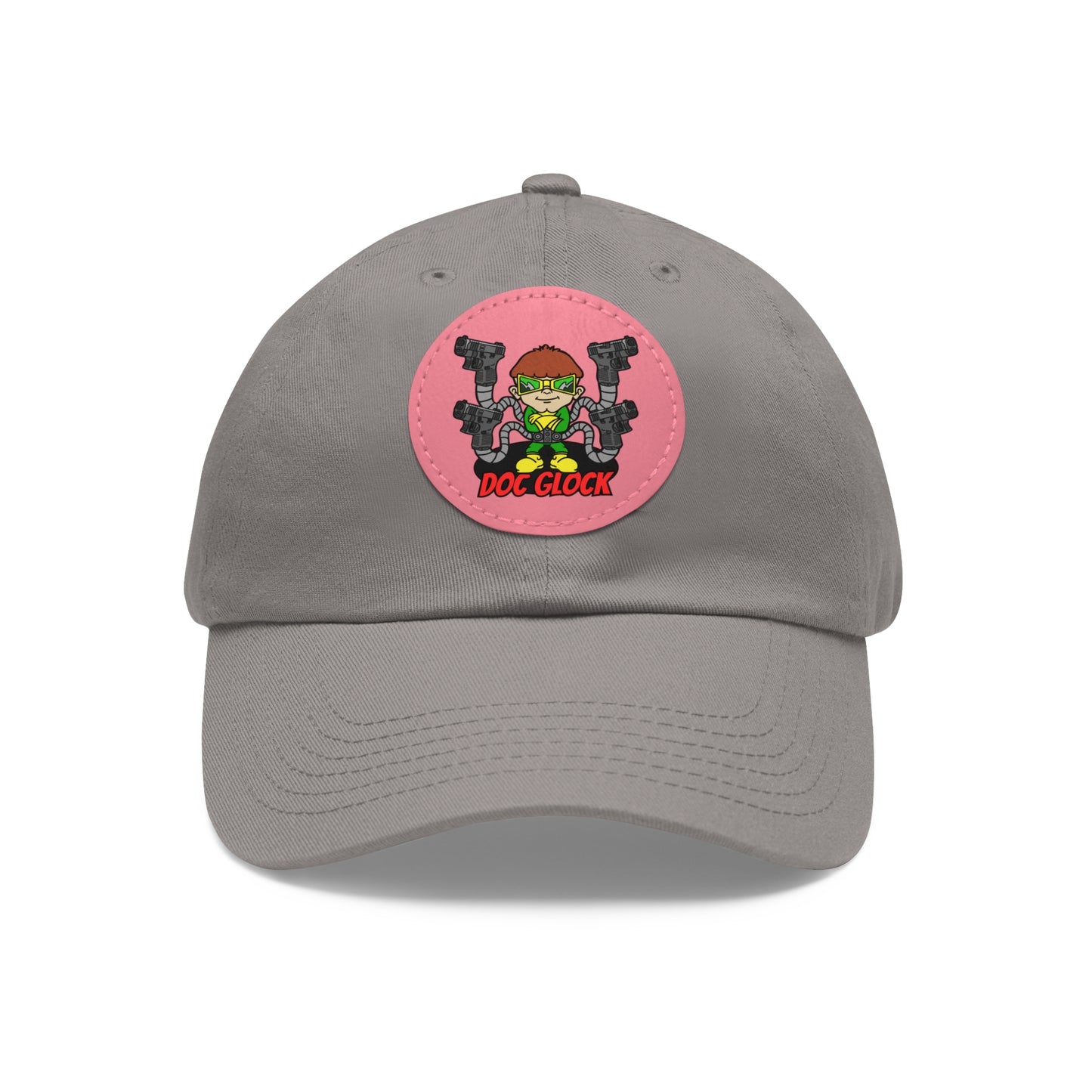 Doc Glock! Dad Hat with Leather Patch (Round)