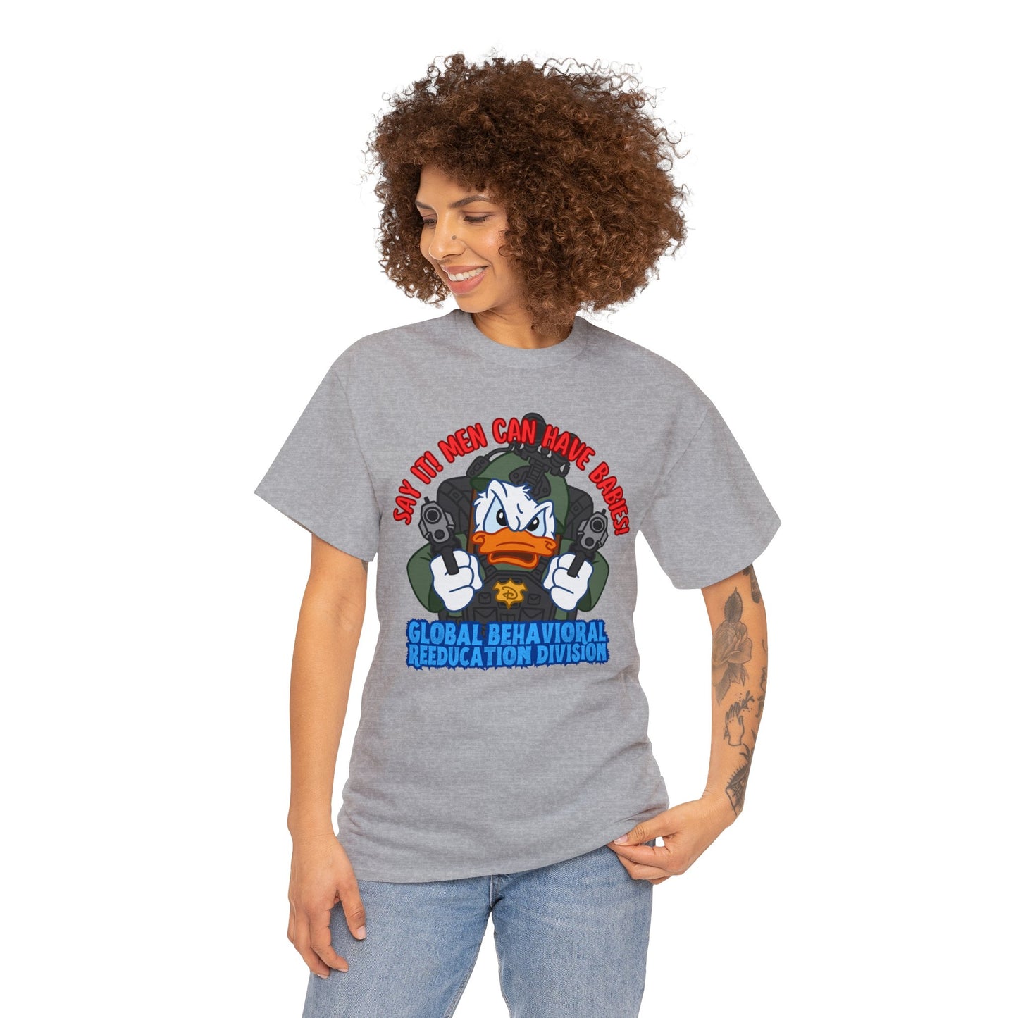Tacti-Quack Unisex Heavy Cotton Tee!