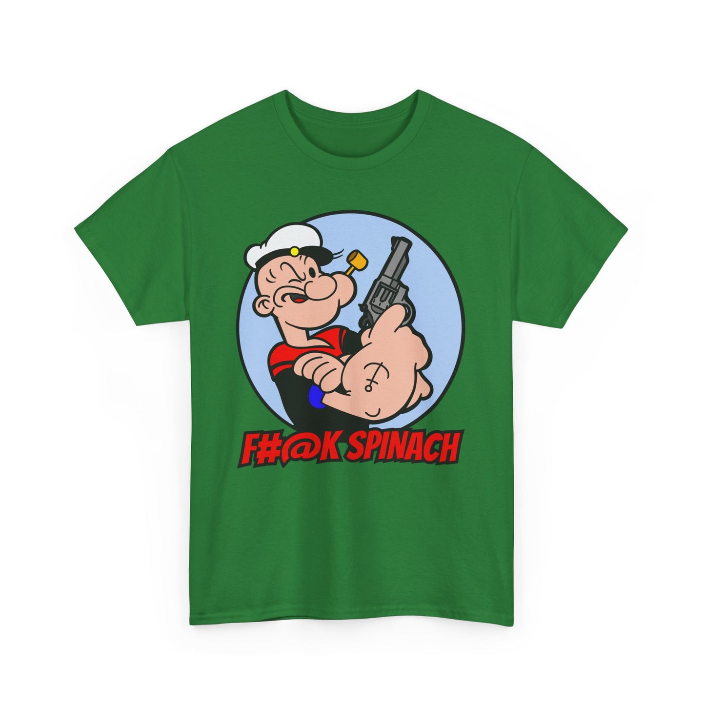 F#@K Spinach! Unisex Heavy Cotton Tee
