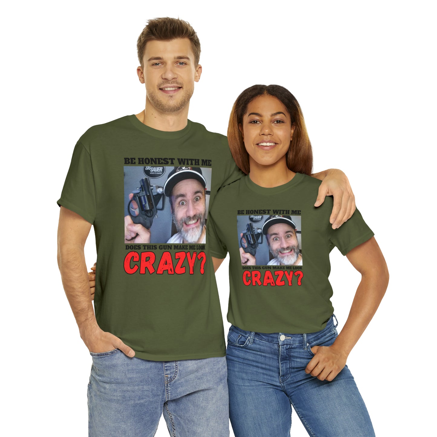 Crazy? Unisex Heavy Cotton Tee