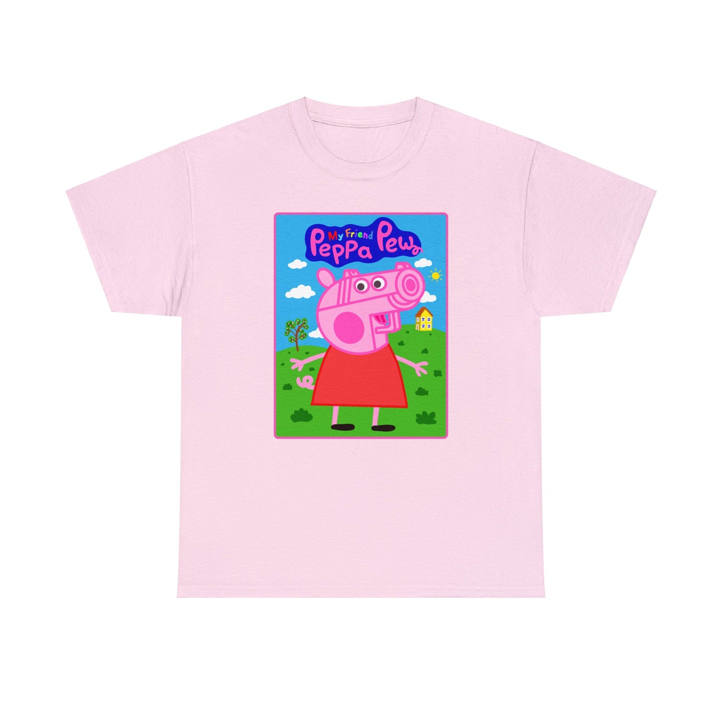 Peppa Pew Unisex Heavy Cotton Tee