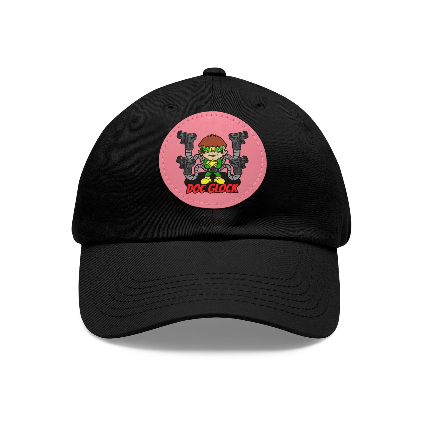 Doc Glock! Dad Hat with Leather Patch (Round)