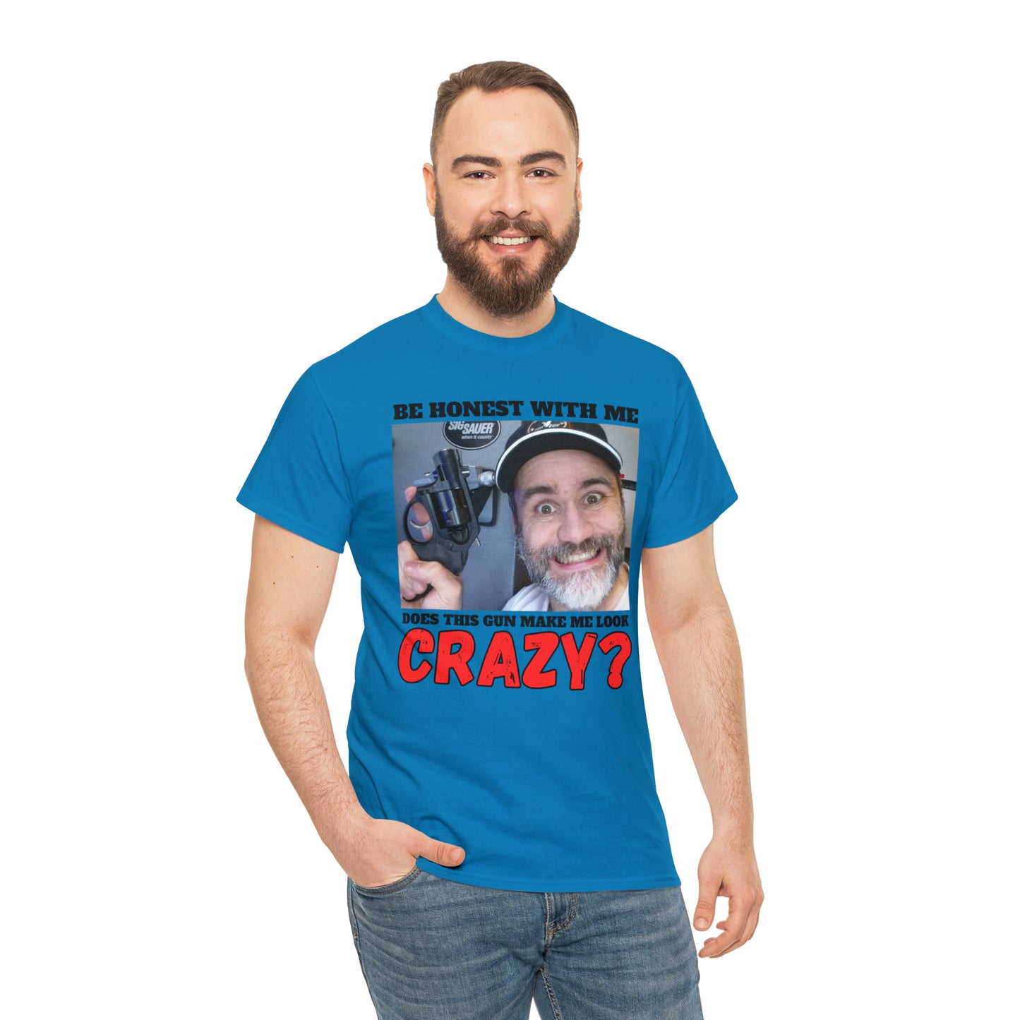 Crazy? Unisex Heavy Cotton Tee