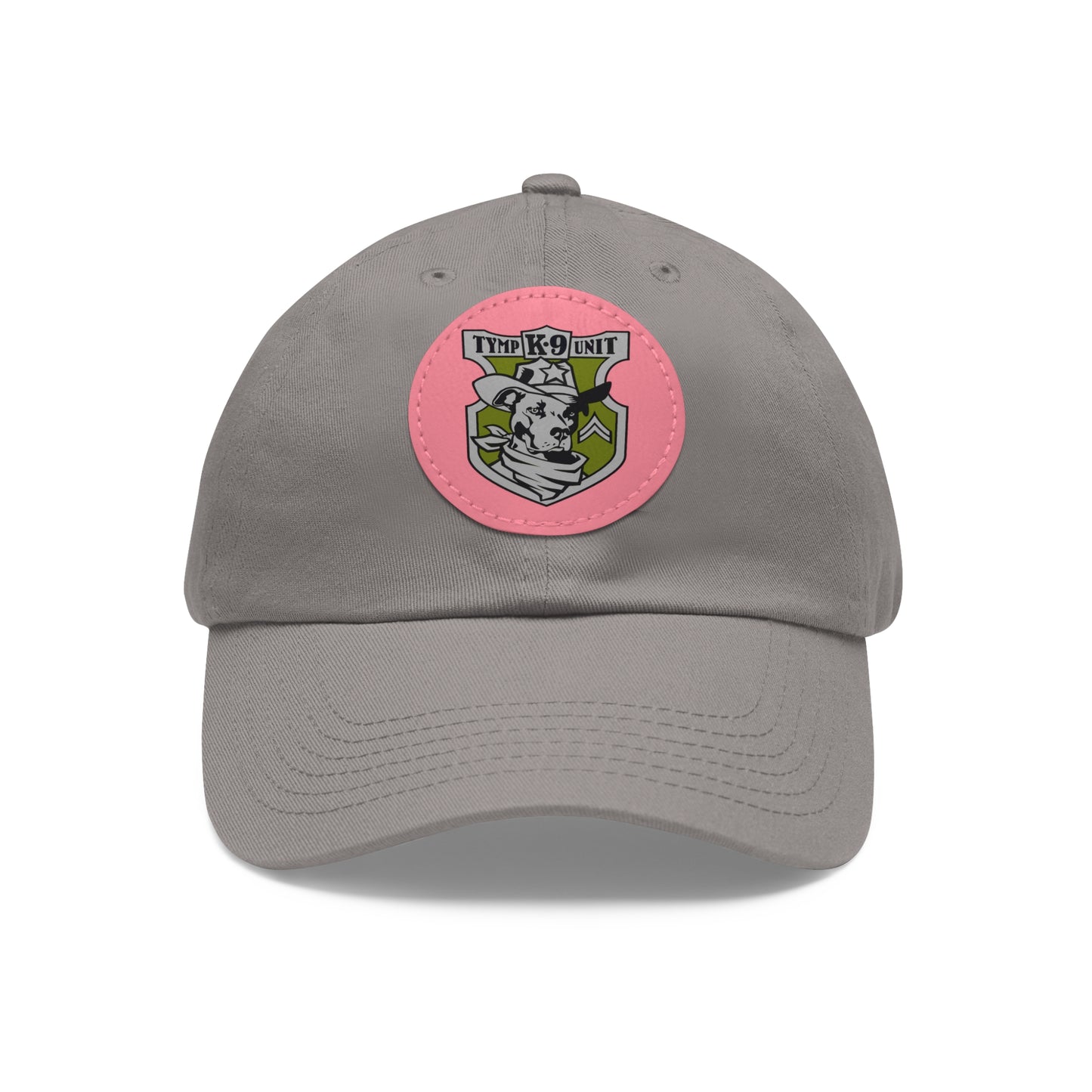K9 Unit Corporel Dad Hat with Leather Patch (Round)