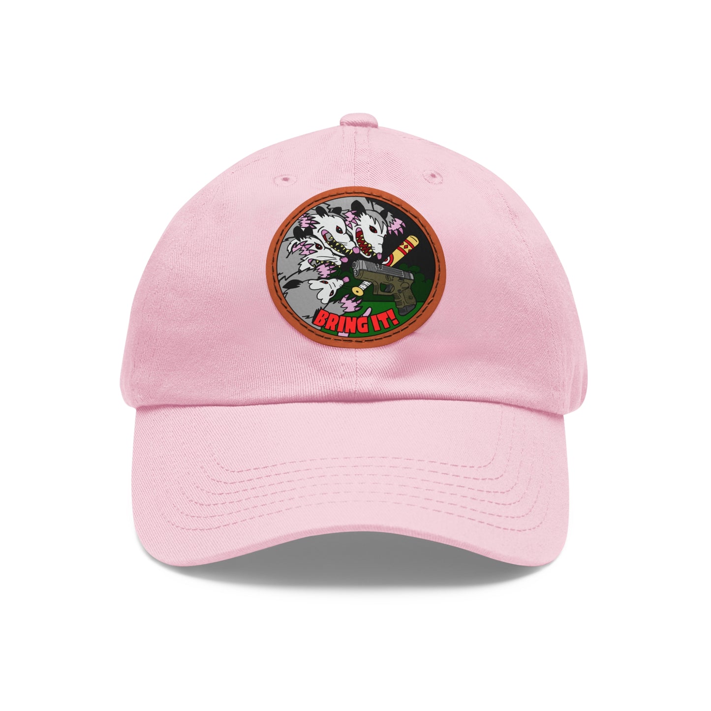 Gary's Last Stand! Dad Hat with Leather Patch (Round)
