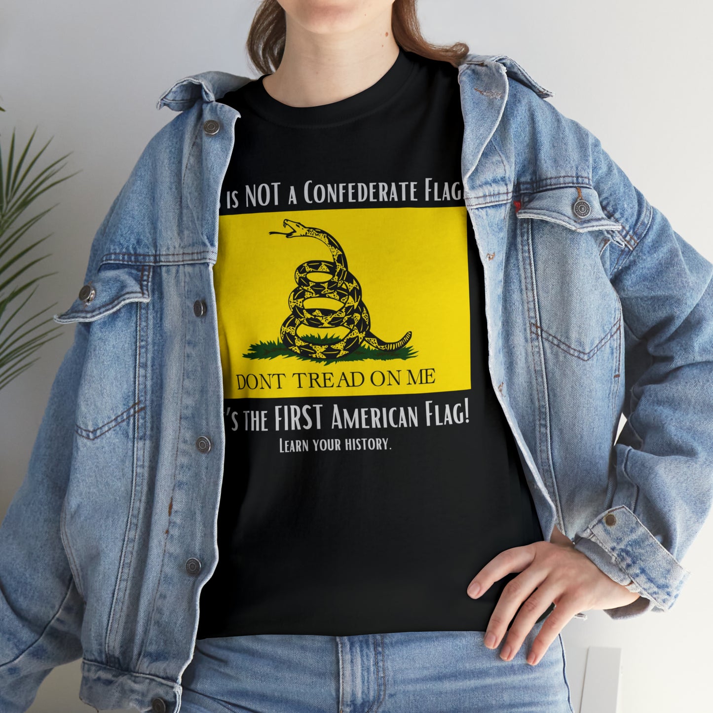 1st American Flag Unisex Heavy Cotton Tee