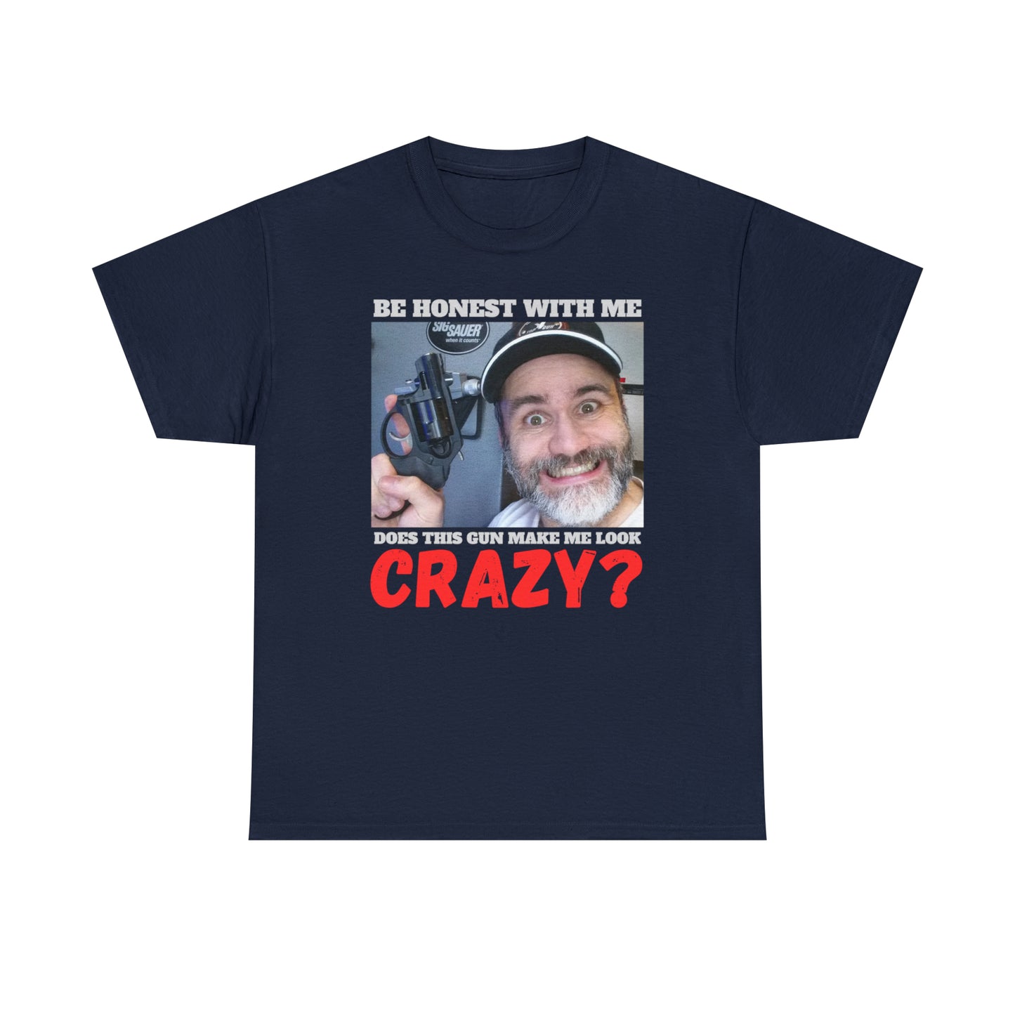 Crazy? Unisex Heavy Cotton Tee