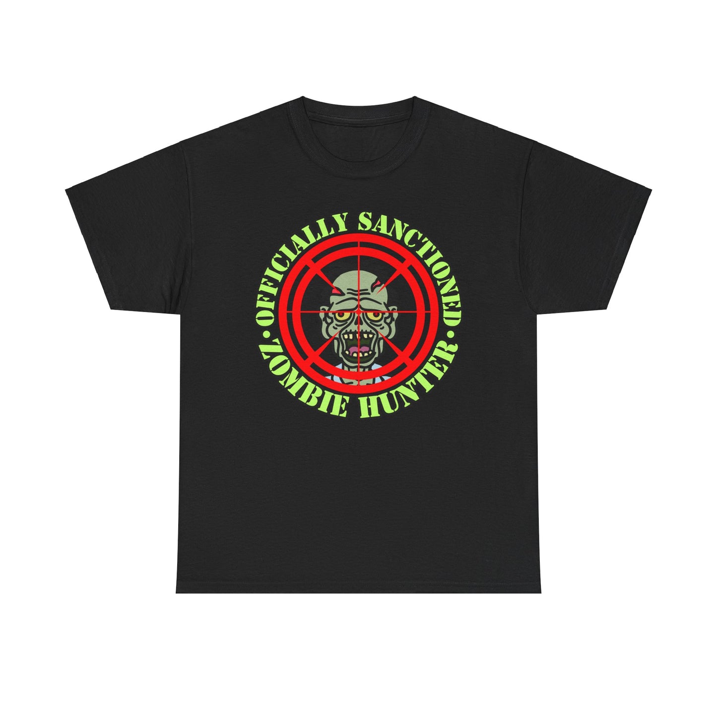 Zombie Hunter Unisex Heavy Cotton Tee