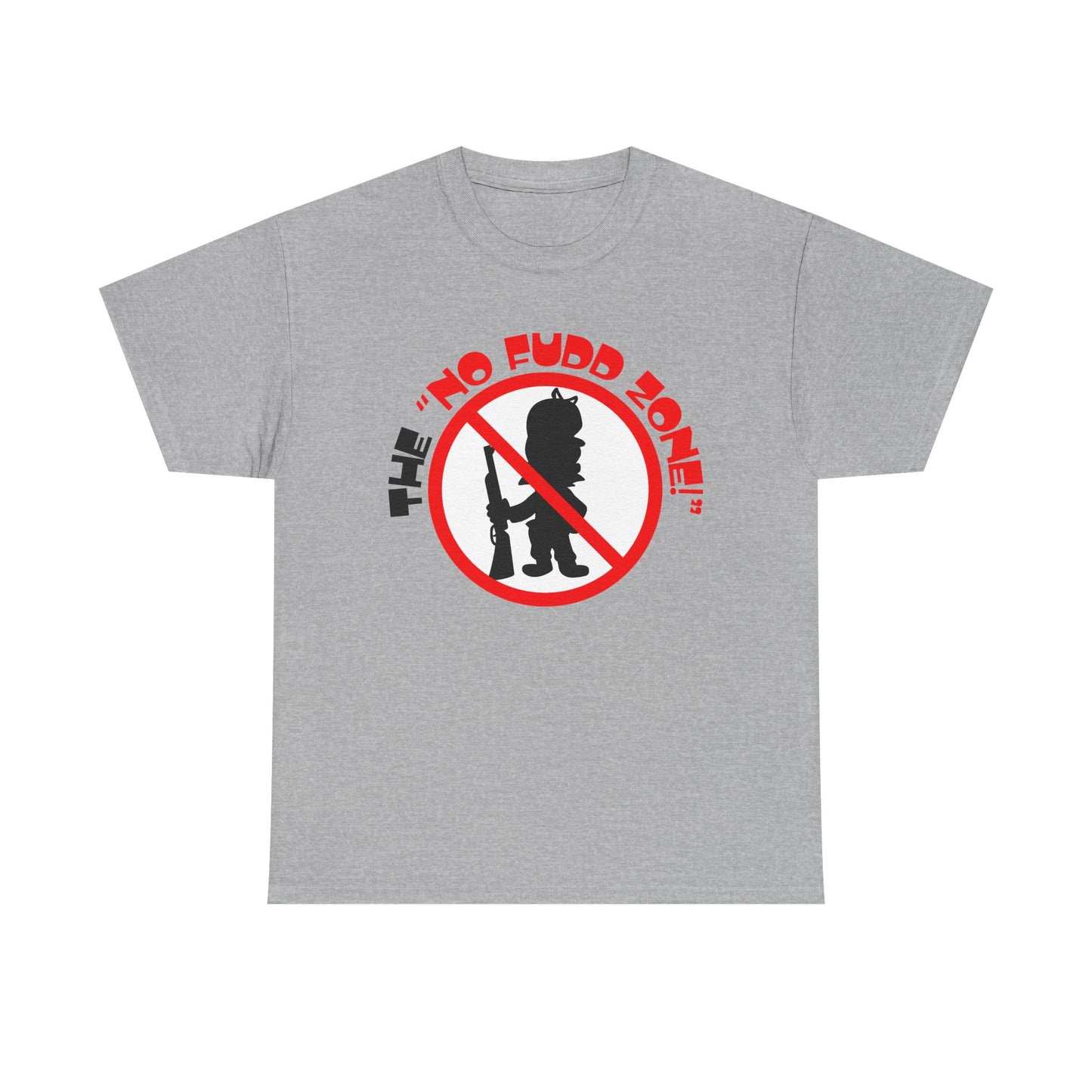 The NO FUDD ZONE! Unisex Heavy Cotton Tee