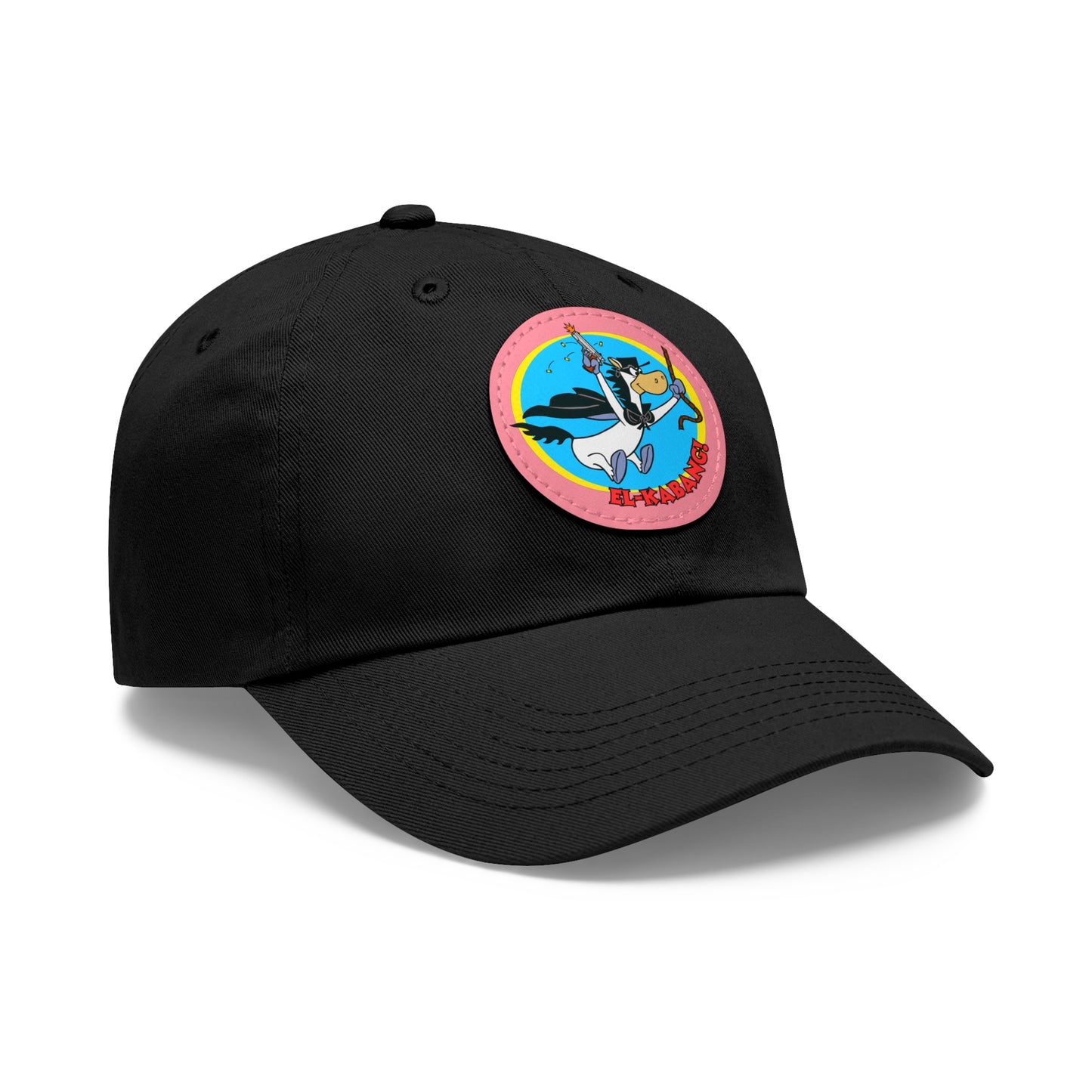 El-Kabang! Dad Hat with Leather Patch (Round)