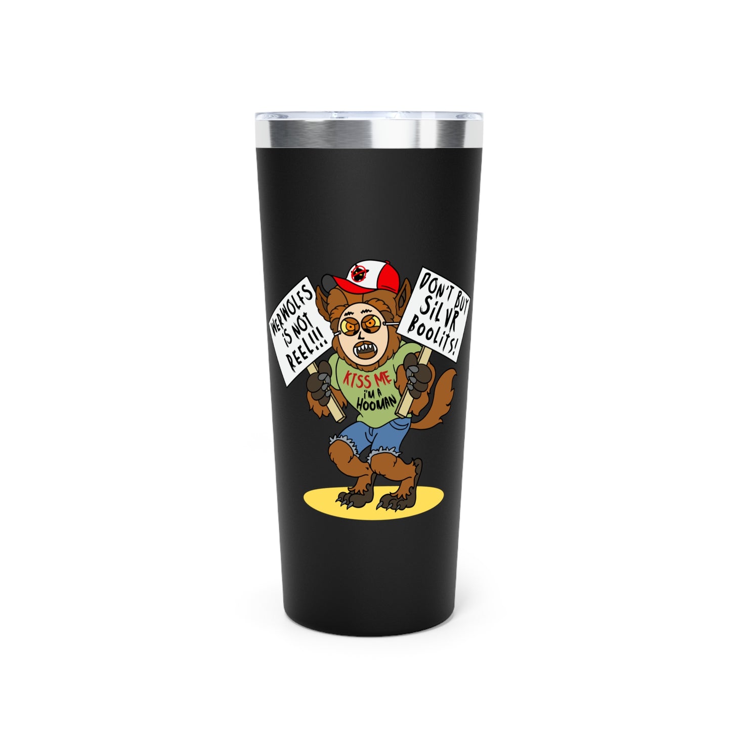 Werwolfs Is Not Reel! Copper Vacuum Insulated Tumbler, 22oz