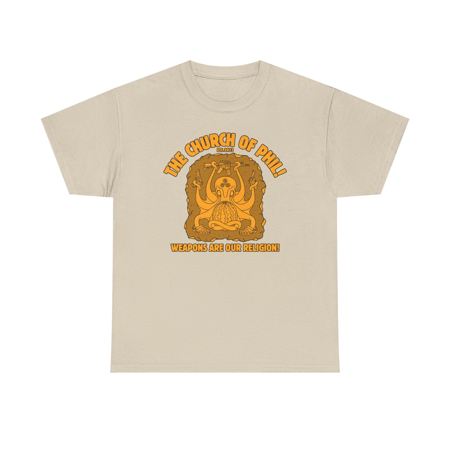 Vintage Style  - Weapons Are Our Religion! Unisex Heavy Cotton Tee