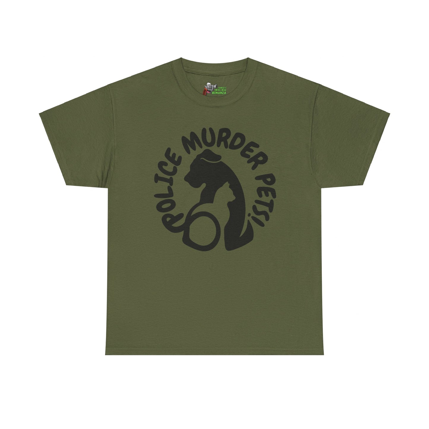 Police Murder Pets! Unisex Heavy Cotton Tee