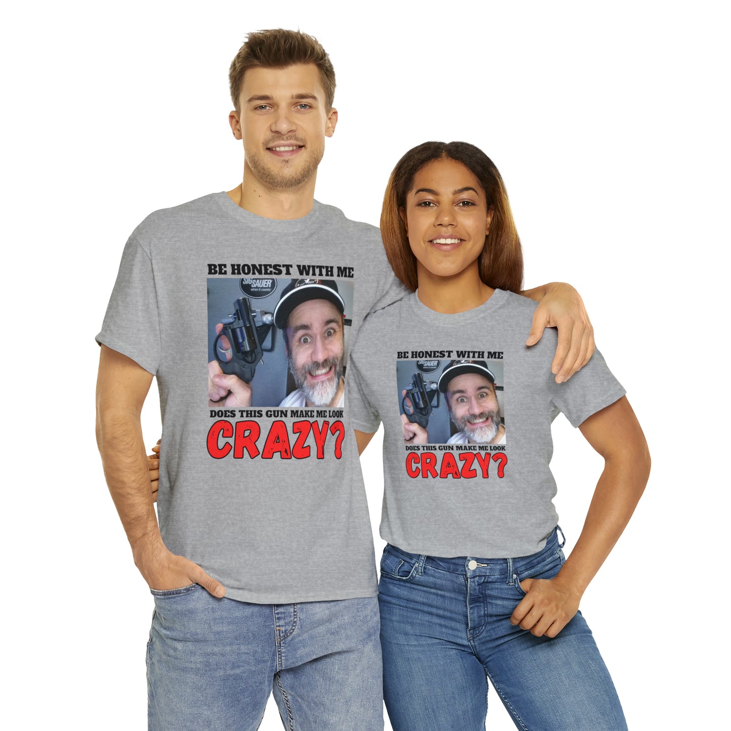 Crazy? Unisex Heavy Cotton Tee