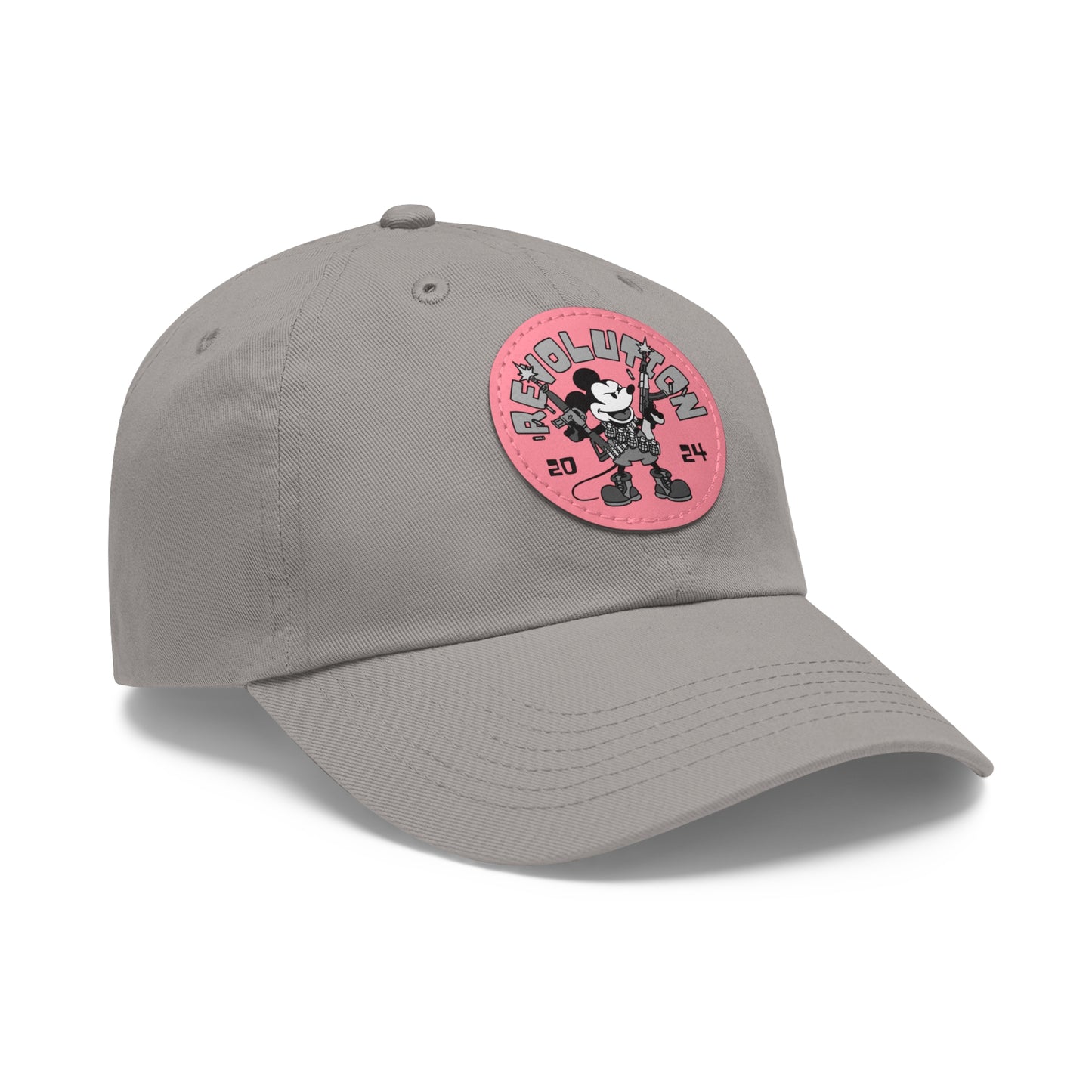 Revolutionary Willie! Dad Hat with Leather Patch (Round)