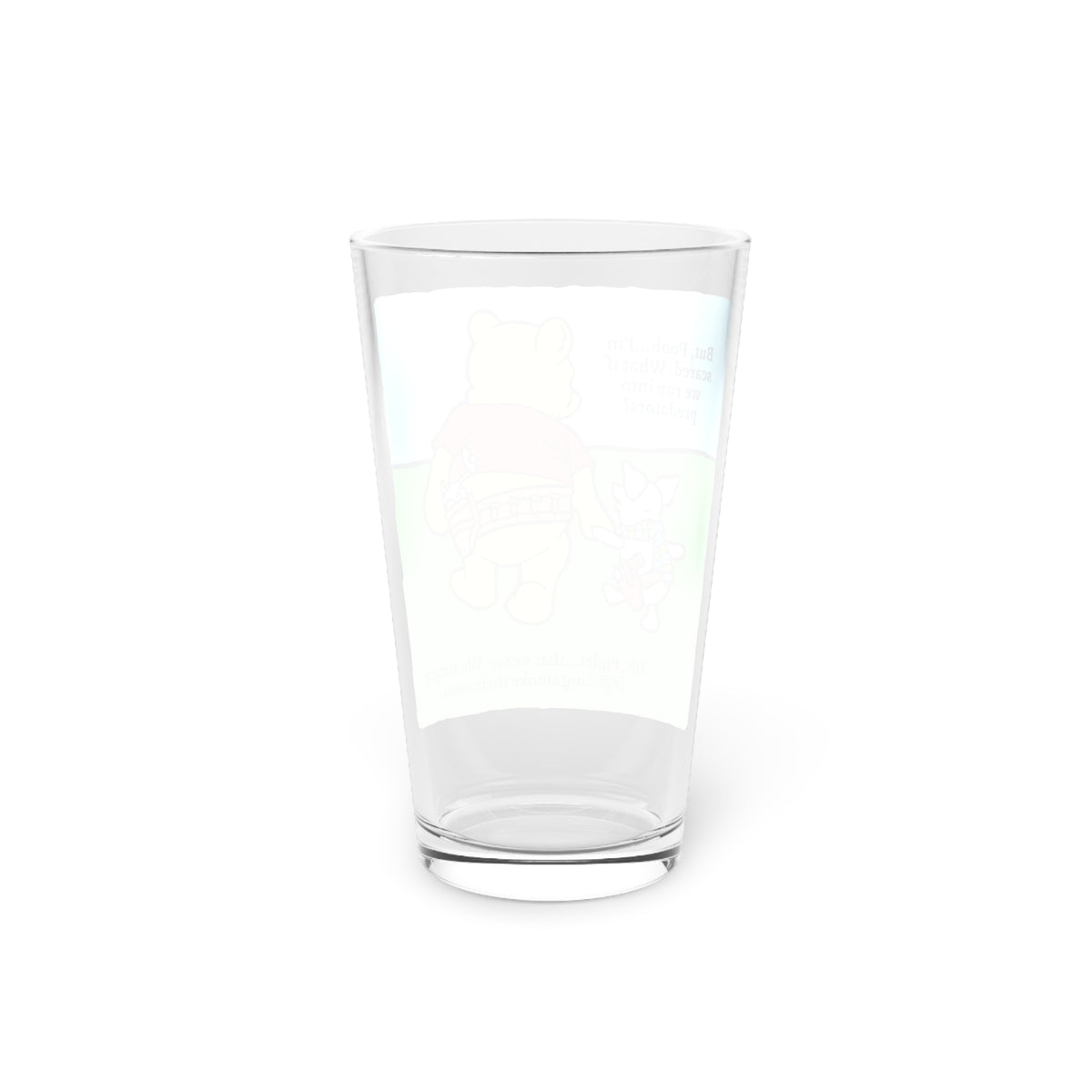 Pew & Piglet! Pint Glass, 16oz
