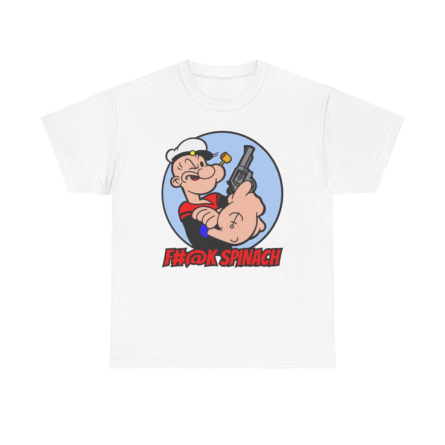 F#@K Spinach! Unisex Heavy Cotton Tee