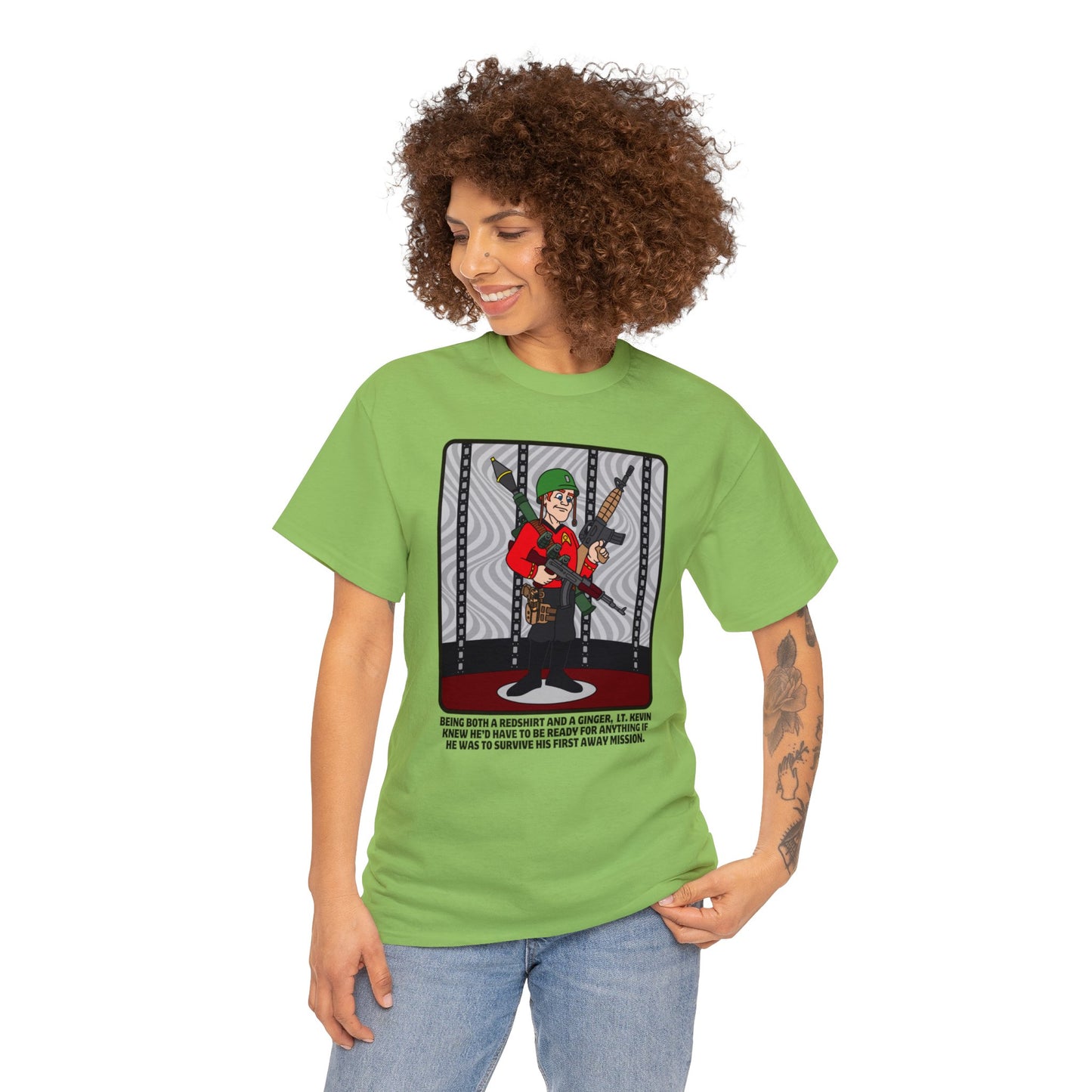 Ginger Redshirt Unisex Heavy Cotton Tee