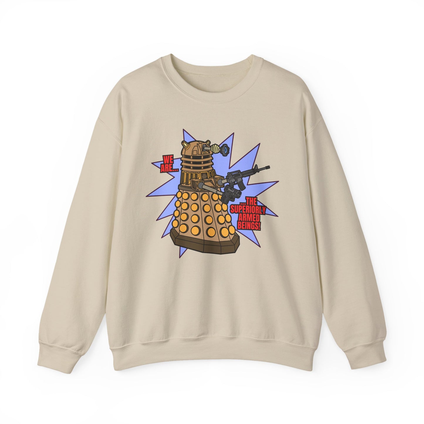 "Dalek" Superiorly Armed Being! Unisex Heavy Blend™ Crewneck Sweatshirt