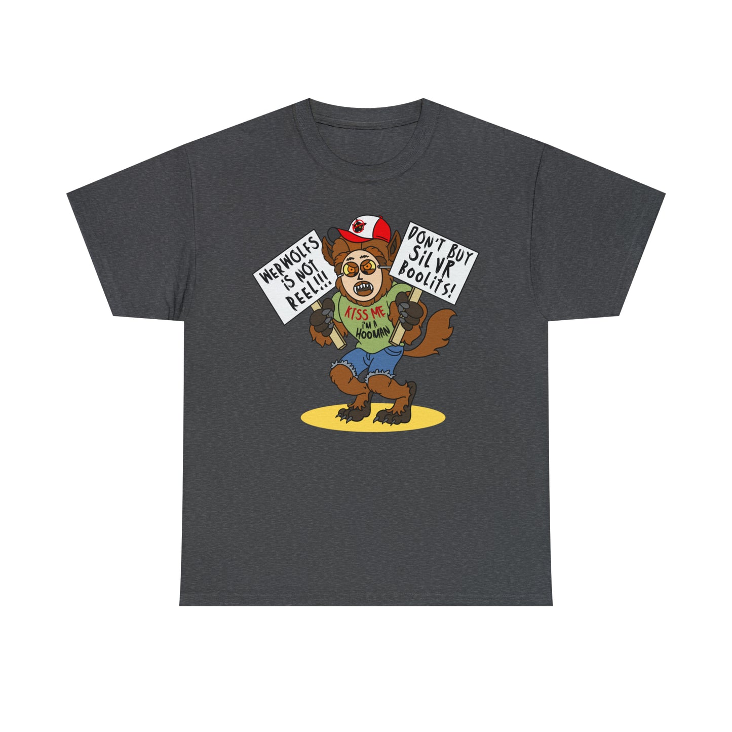 Werwolfs Is Not Reel! Unisex Heavy Cotton Tee