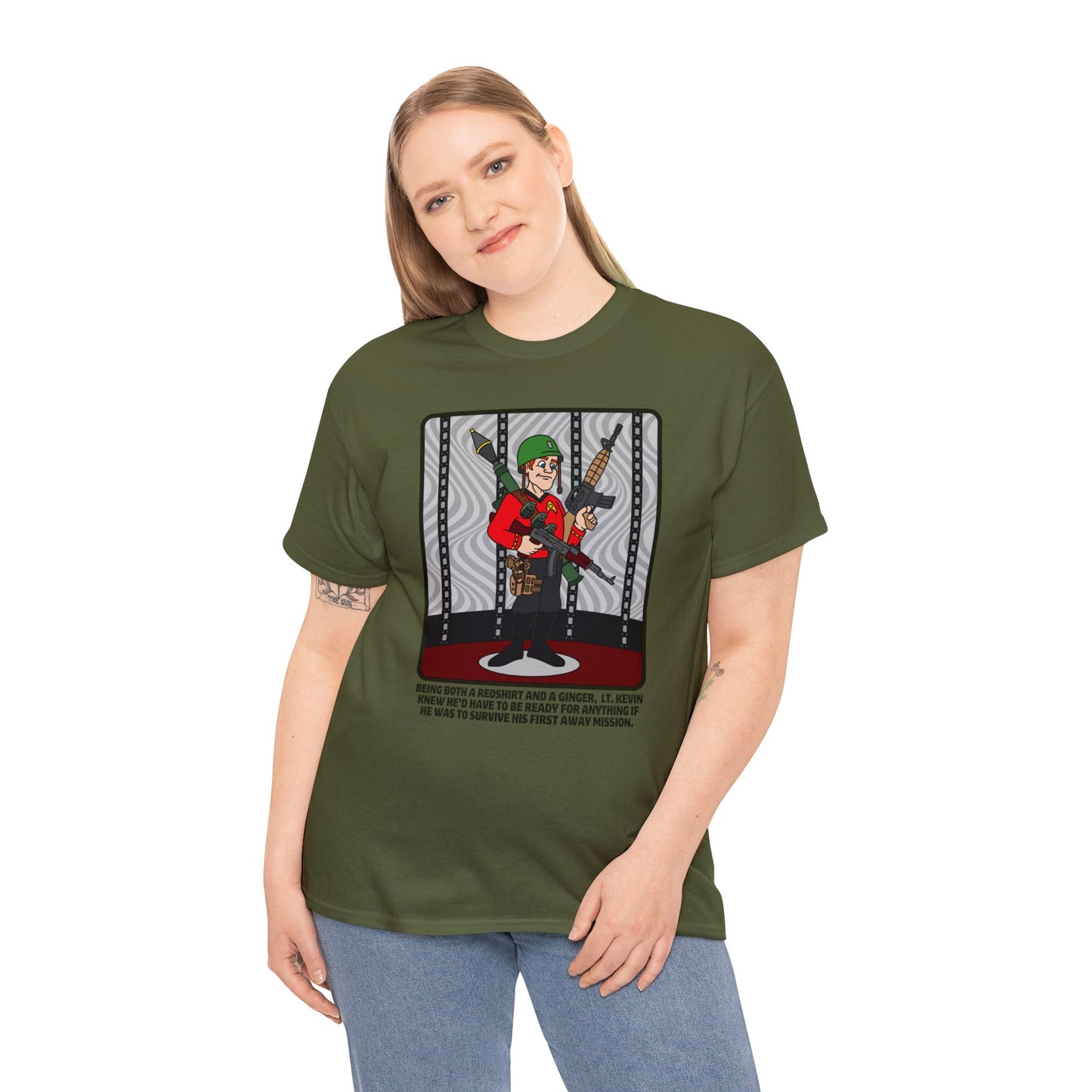 Ginger Redshirt Unisex Heavy Cotton Tee