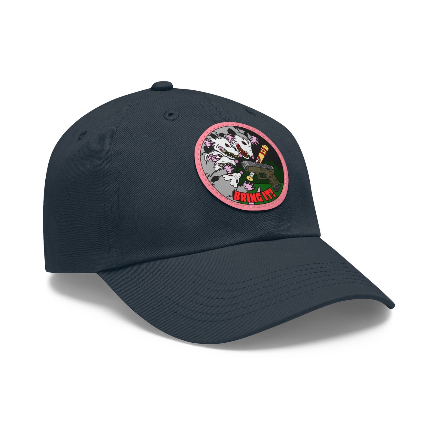 Gary's Last Stand! Dad Hat with Leather Patch (Round)