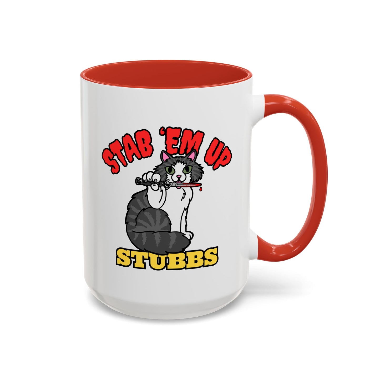 Stab 'Em Up Stubbs! Accent Coffee Mug (11, 15oz)