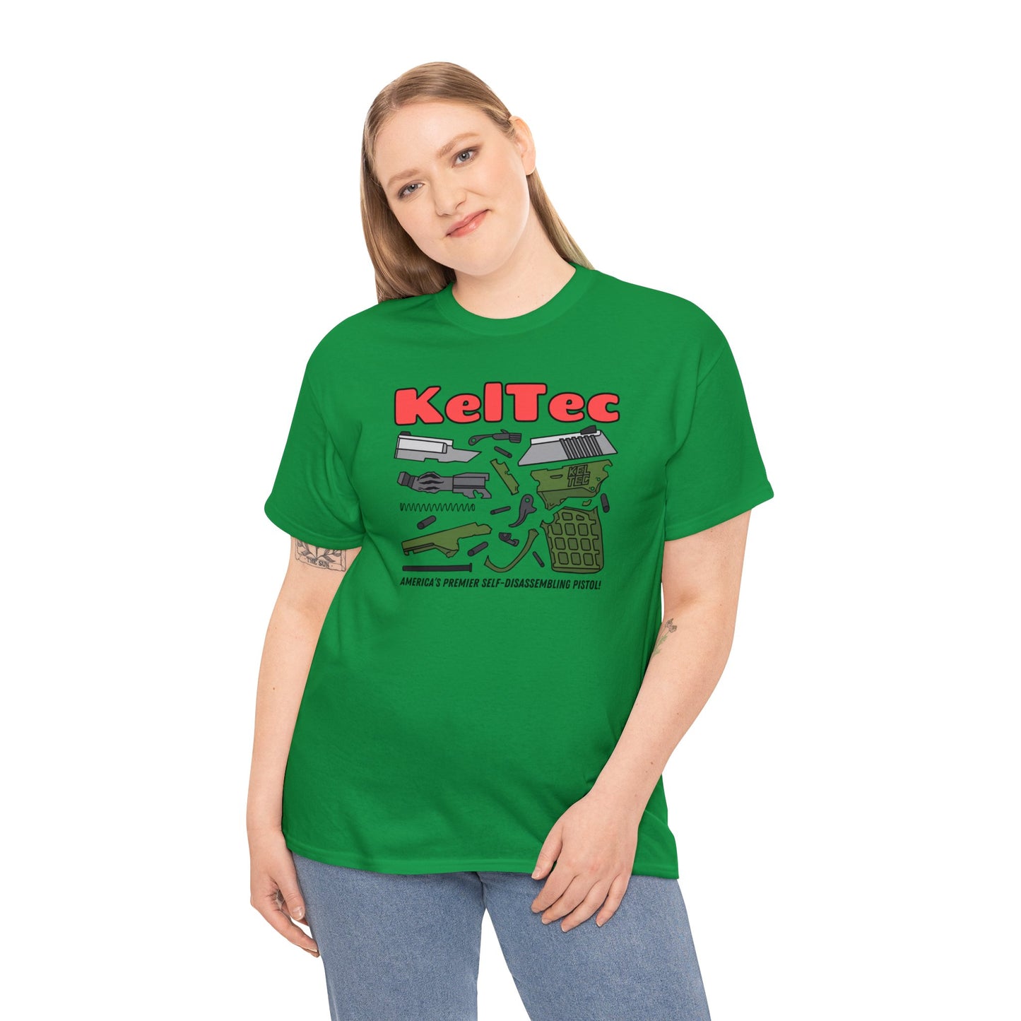 KelTec Disassembled Unisex Heavy Cotton Tee