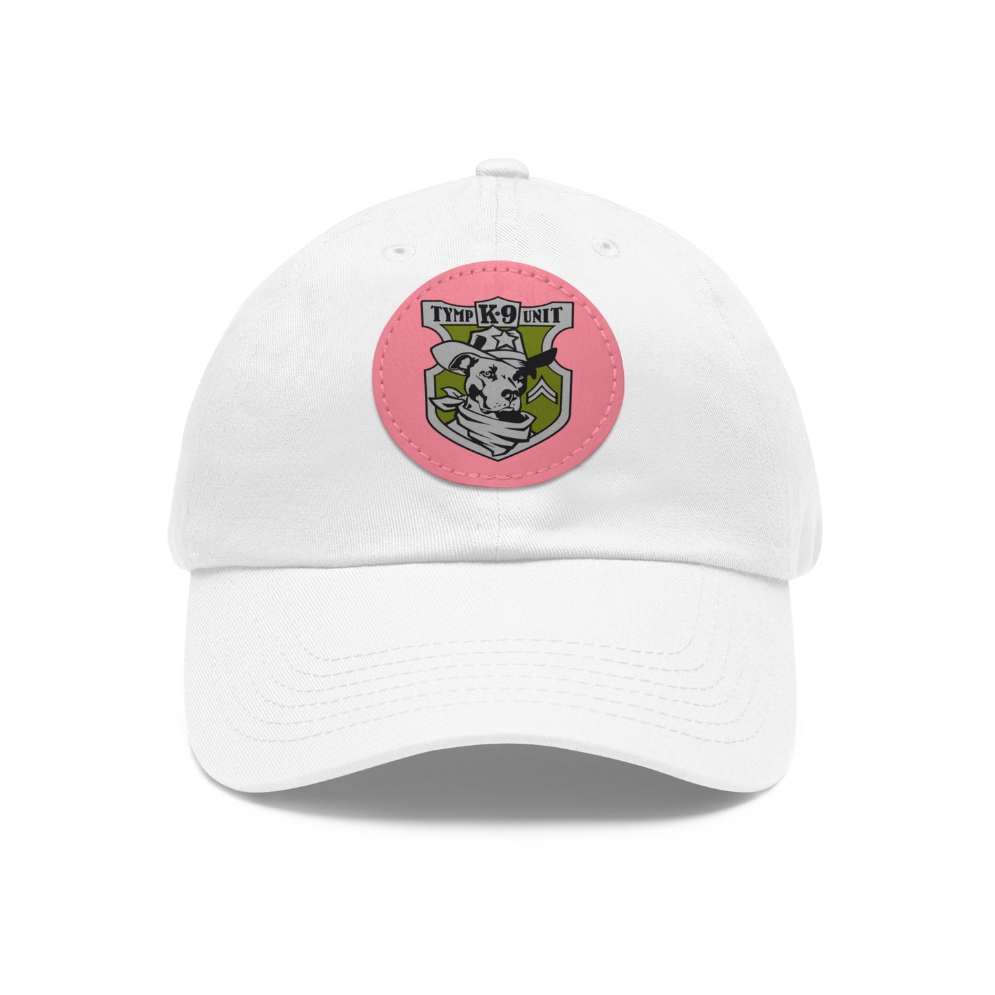 K9 Unit Corporel Dad Hat with Leather Patch (Round)