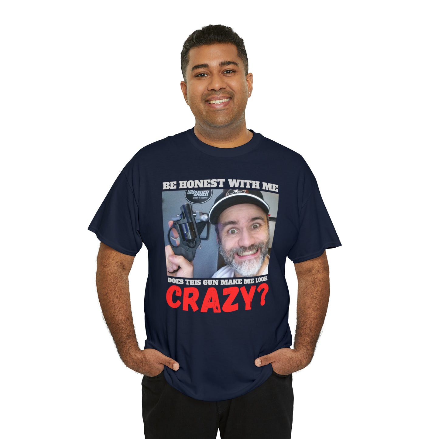 Crazy? Unisex Heavy Cotton Tee