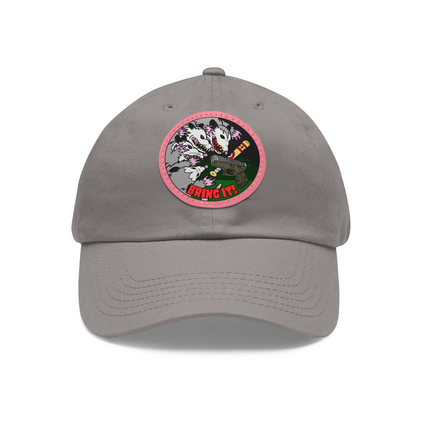 Gary's Last Stand! Dad Hat with Leather Patch (Round)