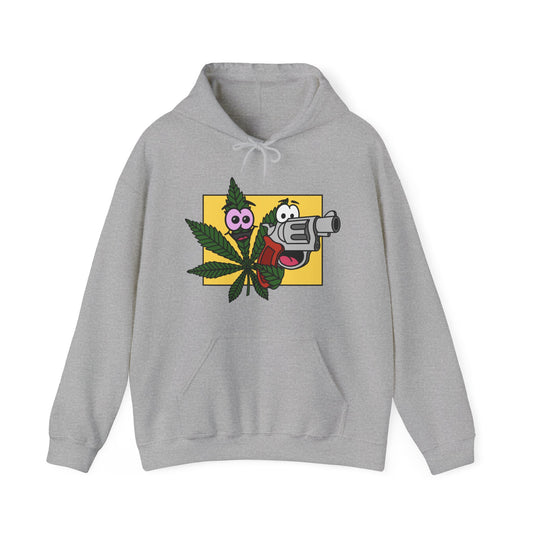 Weed & Guns! (No Text) Unisex Heavy Blend™ Hooded Sweatshirt