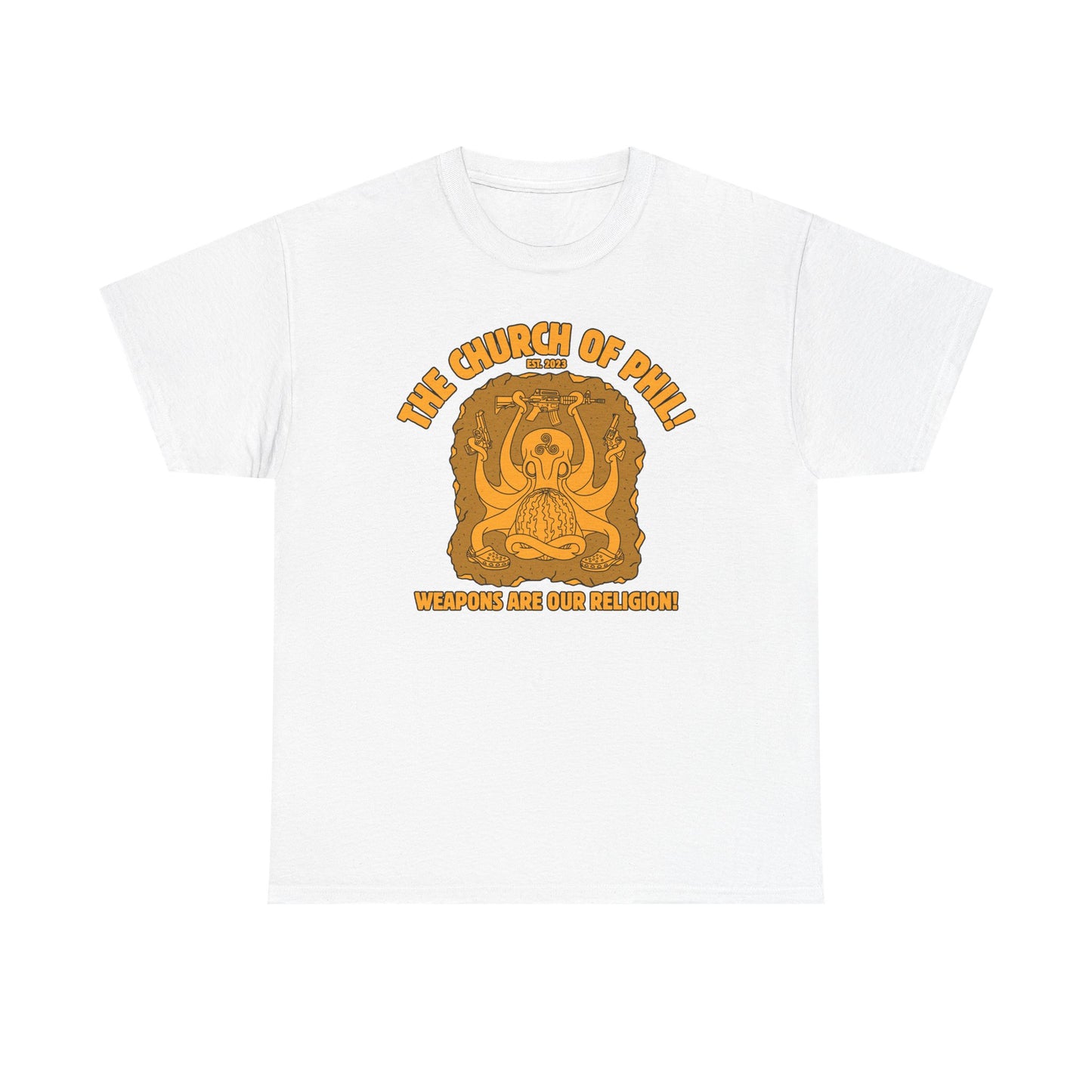Vintage Style  - Weapons Are Our Religion! Unisex Heavy Cotton Tee