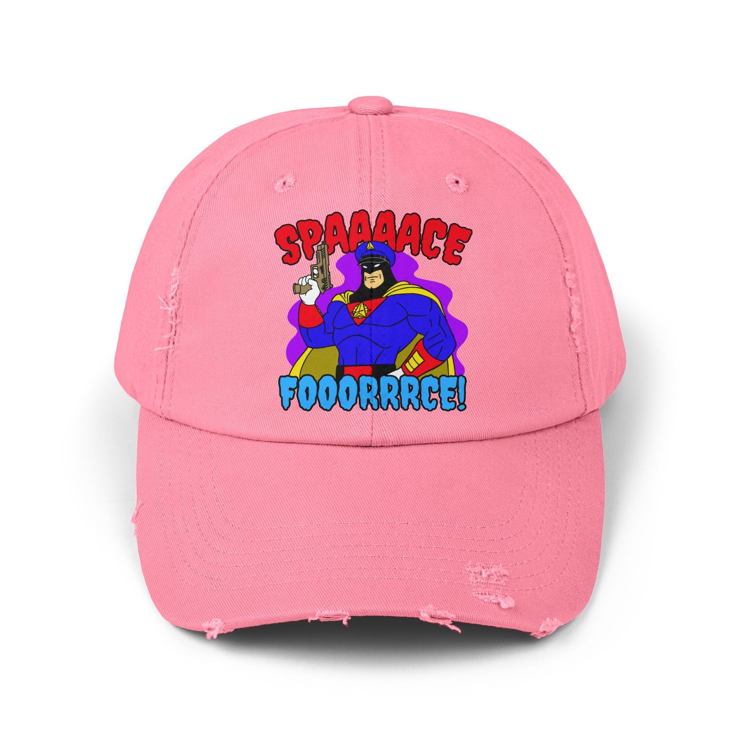 Space Force! Unisex Distressed Cap