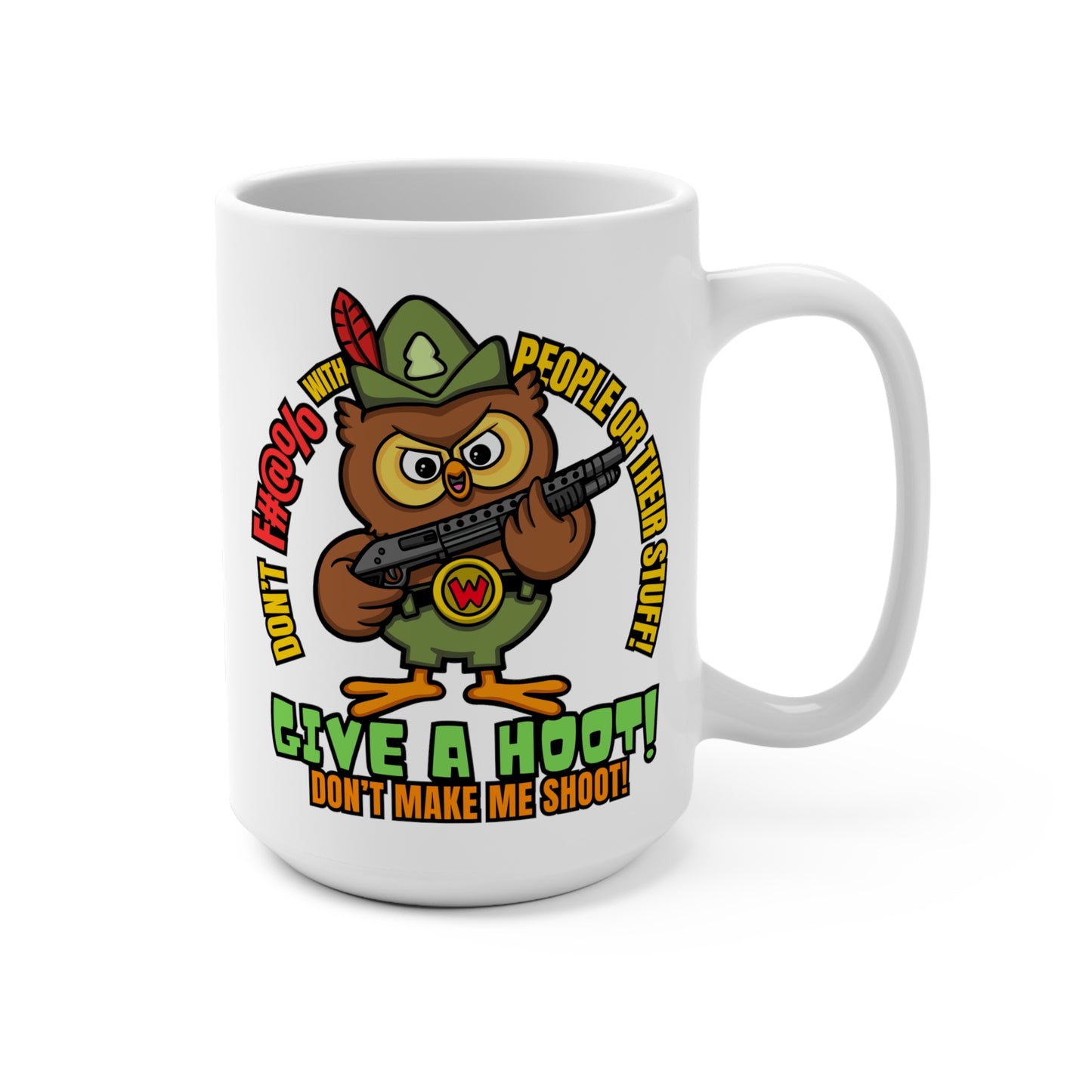 Give a Hoot! Mug 15oz