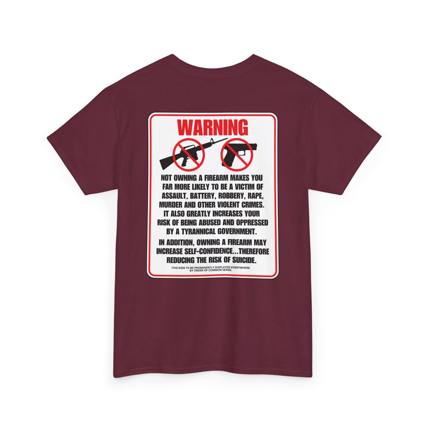 Firearm Safety! Unisex Heavy Cotton Tee