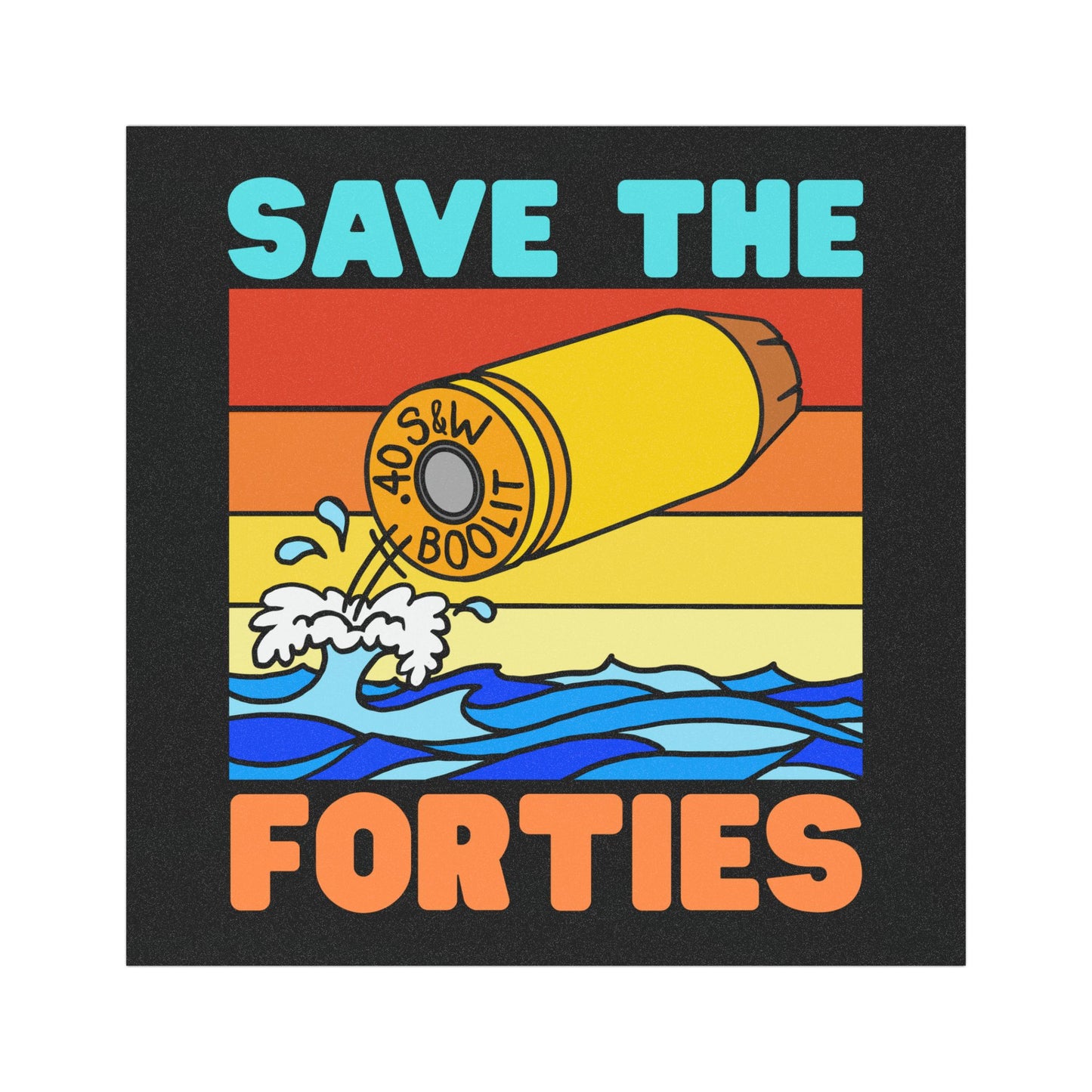 Save the Forties! Car Magnets