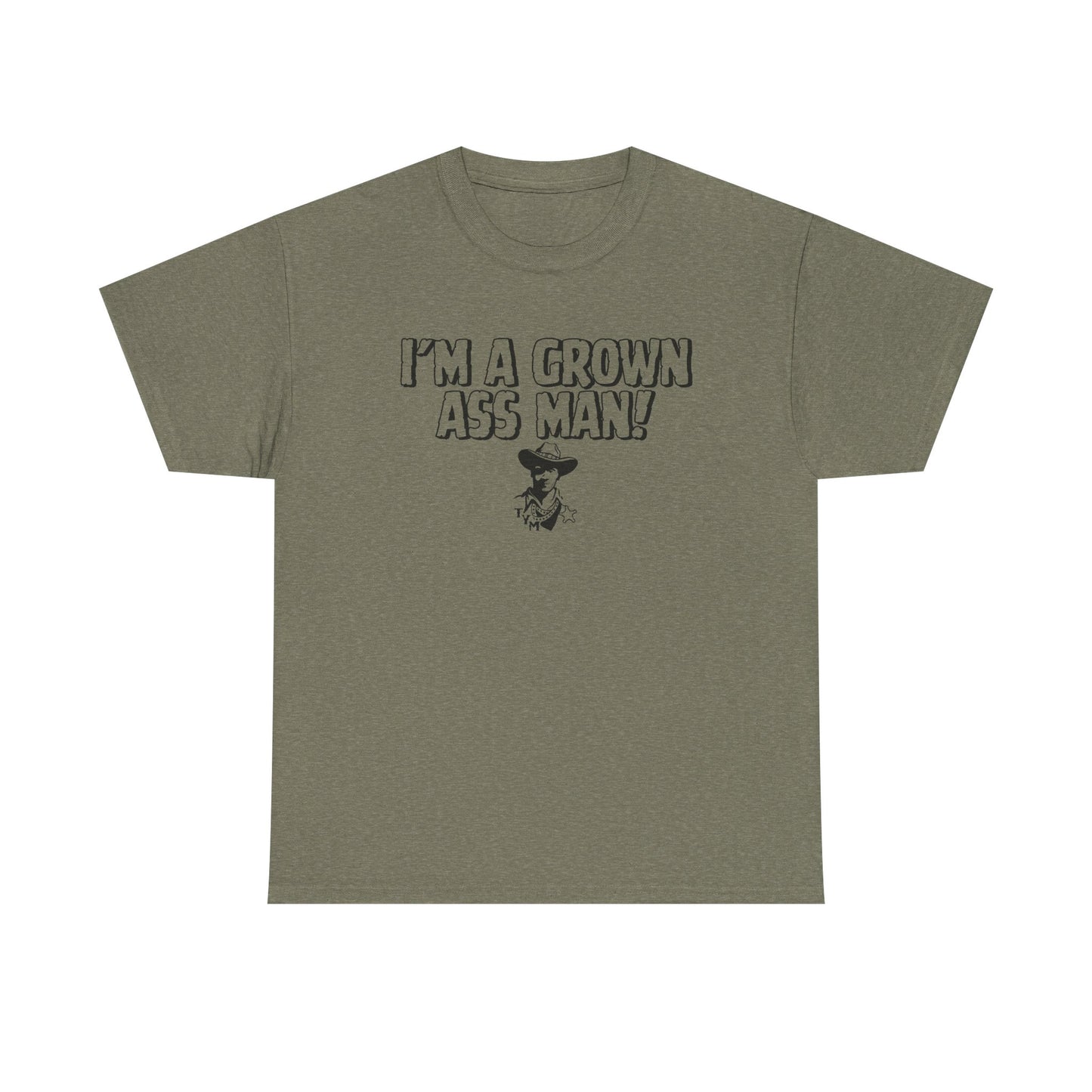 Funny  - 'I'M A GROWN ASS MAN!' Unisex Heavy Cotton Tee