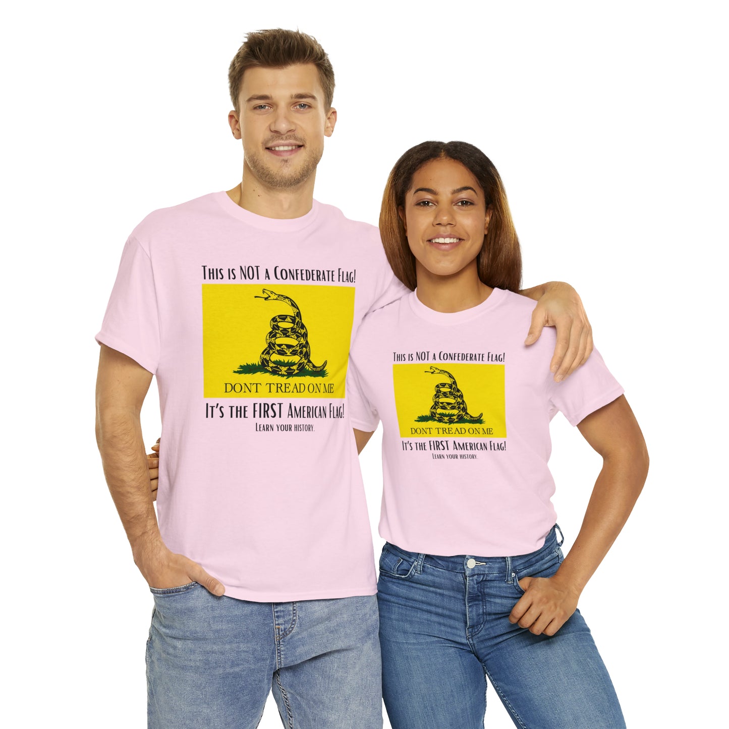 1st American Flag Unisex Heavy Cotton Tee