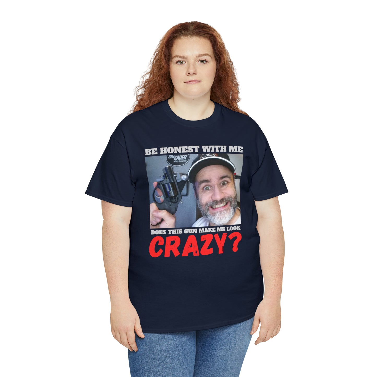 Crazy? Unisex Heavy Cotton Tee